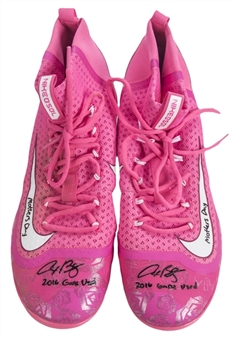 2016 Alex Bregman Game Used & Signed Nike Cleats Used For Mothers Day Game (Player Direct & Tristar)
